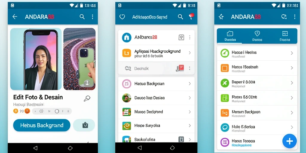 Tampilan antarmuka aplikasi ANDARA88 untuk menghapus latar belakang.